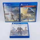 Lot of 3 Assassin’s Creed: Odyssey, Origins DE & Valhalla Sony PS4 - CIB Tested
