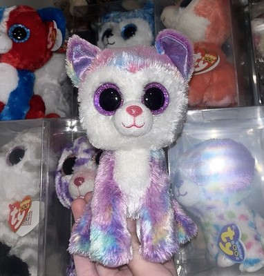 TY BEANIE BOO BOOS IZABELLA THE VERY RARE & RETIRED CLAIRE S EXCLUSIVE HUSKY 6 
