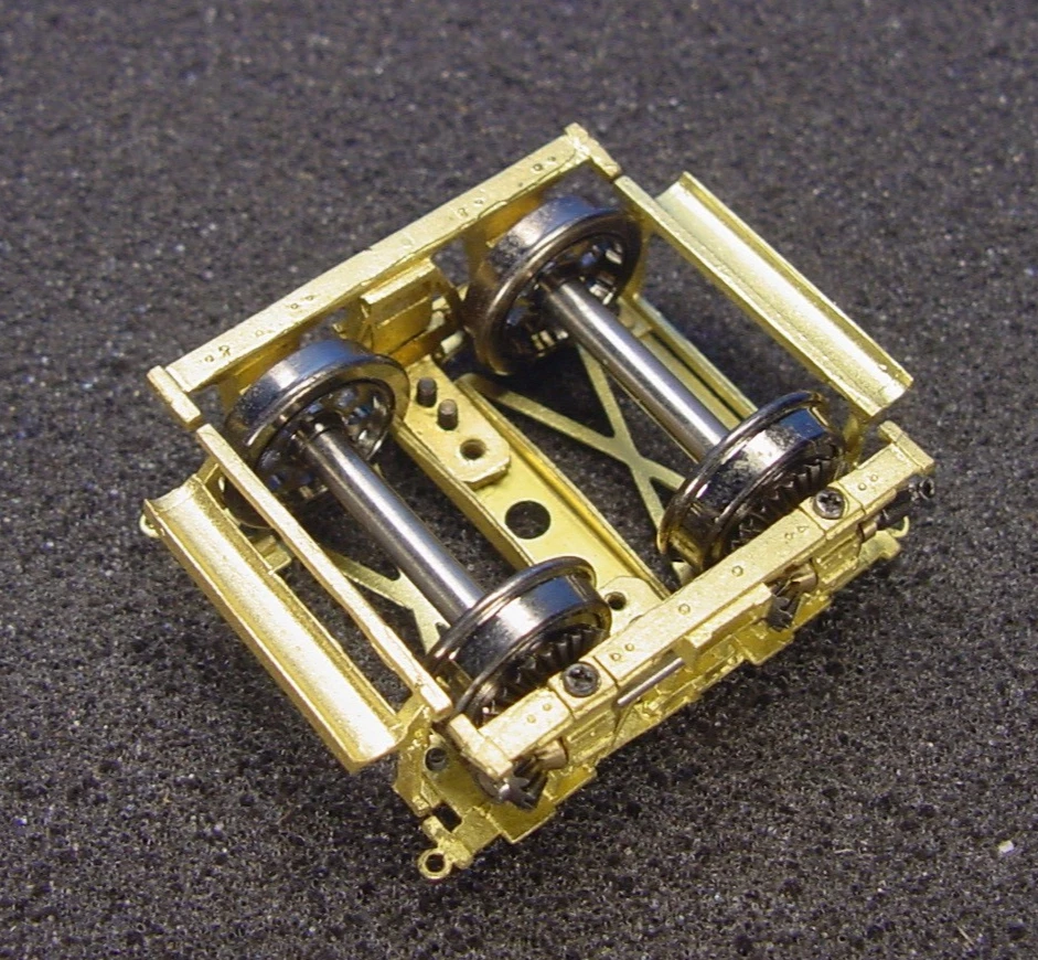RL HO BRASS SHAY LOCOMOTIVE FRONT TRUCK ASSEMBLY OVERLAND MODELS CASS SHAY #5