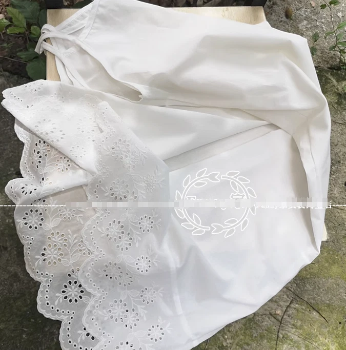 Women 100% Natural Cotton Dress Full Slips Under Dress Cami Chemise Nighty - Image 3 of 4