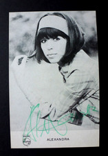 Alexandra Autogramm (Doris Nefedov) Sängerin - 1968 Original - selten