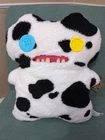 Fuggler Bigg Fugg Cow Spoted Monnster Zuru 18 Inch Plush XL GAPTOOTH MCGOO NEW