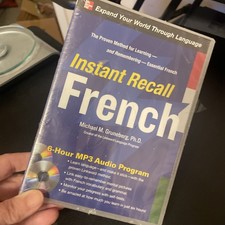 Instant Recall French 6 hour MP3 Audio Program M Gruneberg New