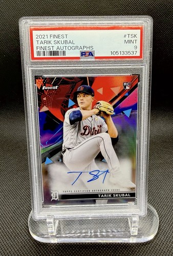 Tarik Skubal #FA-TSK 2021 Topps Finest Autographs card