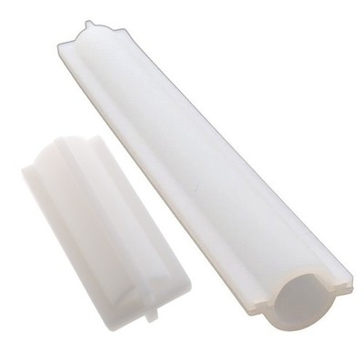 Exquisite Round Tube Soap Mold Embed Soap Silicone Mould for DIY Home Ornaments