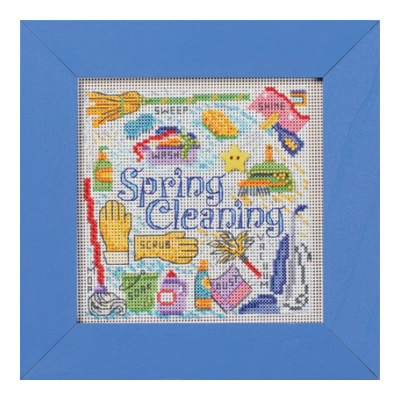 Spring Cleaning Mill Hill Buttons and Beads Cross Stitch Kit MH142416