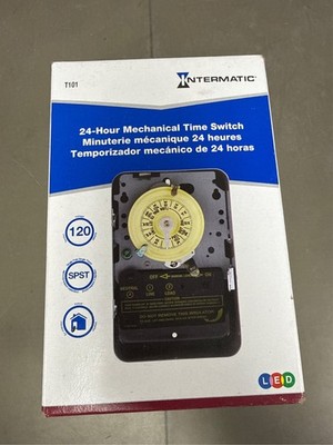 Intermatic 24-Hour Mechanical Timer 120V Gray