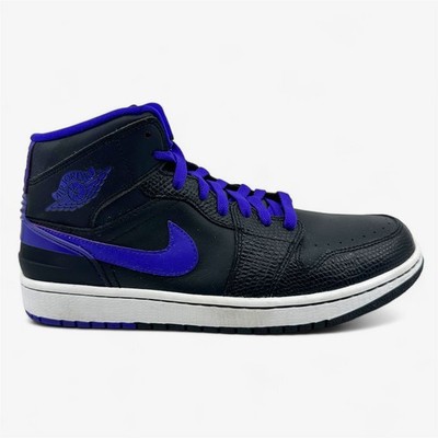 シューズ(男性用) Air Jordan 1 Mid Black Dark Concord 26cm Jordan Air Jordan 1 Retro 86 Black Dark Concord White Mens