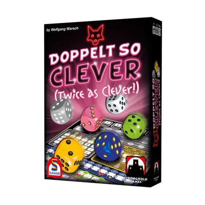 Stronghold Boardgame Doppelt So Clever (Twice as Clever) Box VG+/NM