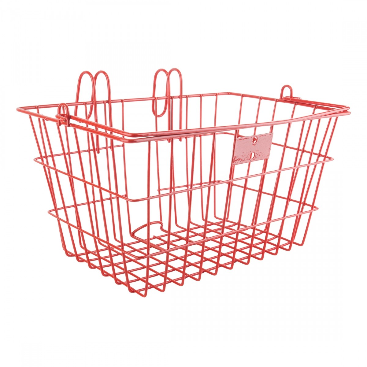Sunlite Lift-Off Front Bicycle Basket - Steel Wire Handlebar Mount Red 6690₽