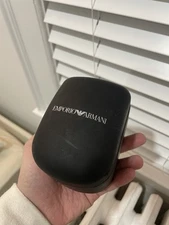 Emporio Armani Men’s Rectangular Stainless Steel Dress Watch