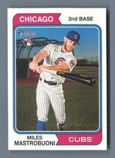 2023 Topps Heritage High Number - Miles Mastrobuoni #550 (RC)