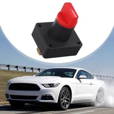 Compact Waterproof 12V Battery Disconnect Switch for Marine Applications