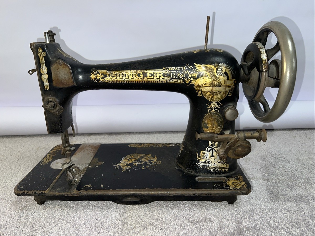 1907 Singer Treadle Sewing Machine Sphinx Parts Only SN H1281988