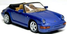 Kyosho Universal Hobby 1/43 Porsche 911 Cabriolet Blue