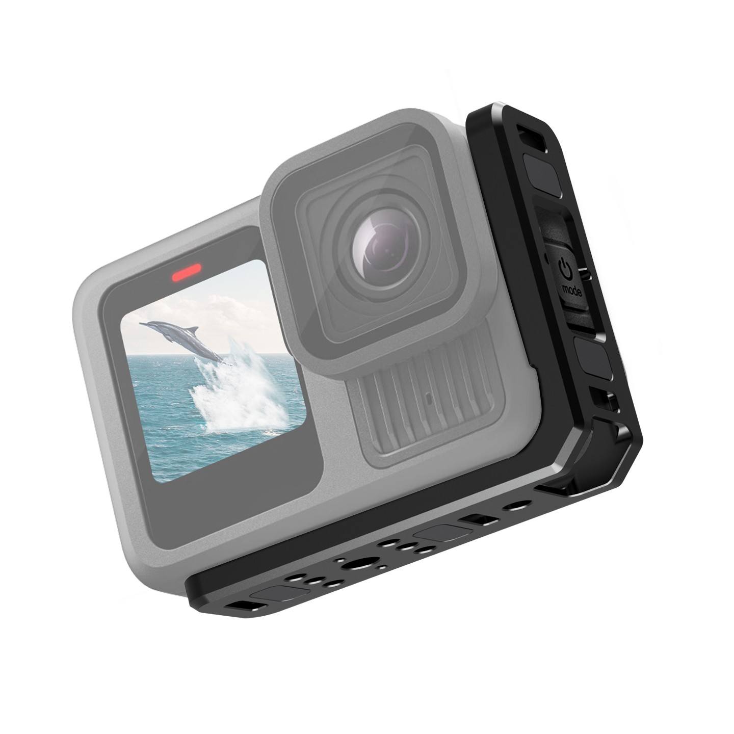 For GoPro 13 Action Camera L Bracket Mount Quick Release Plate Horizontal