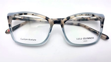 LULU GUINNESS L929 IVO TORTOISE NEW UNISEX FULL RIM EYEGLASSES FRAMES 53-16-140