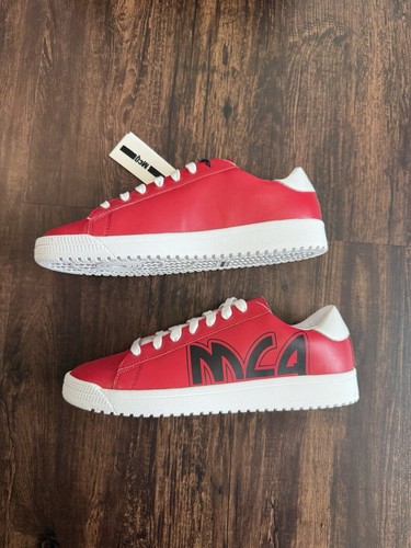 MCQ by Alexander McQueen Men’s Tennis Sneaker Red sz EU 43 US 10 - Picture 3 of 8