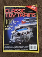 MAGAZINE Classic Toy Trains 2000 January 100 Years Of Lionel Milepost Locomotive