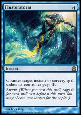 Flusterstorm - Medium Play MTG Commander | eBay