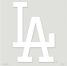 MLB Los Angeles Dodgers WCR24916091 Perfect Cut Decals, 8" X 8"
