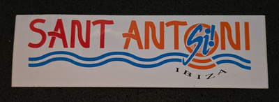 SANT ANTONI - IBIZA   Sticker / Aufkleber   *aus Sammlung* 638