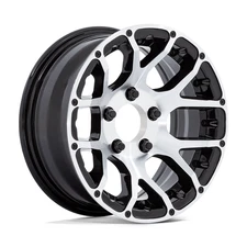 HELO HE825 Tease Rim 14X6 5X114.3 Offset -6 Gloss Black Machined (Quantity of 1)