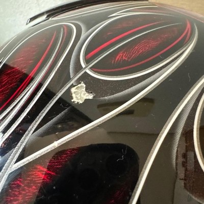 SHOEI XR-1100 Full Face Helmet Black Red Flame Size M Limited From