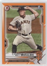 2021 Bowman Draft Orange 6/25 Matt Mikulski #BD-179 00gy