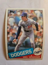 1985 TOPPS OREL HERSHISER RC #493 NM