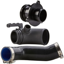 Turbo Rohr+Muffler Schalldämpfer+Silikonschl...