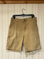 Carhartt Relaxed Fit Shorts Men  s 34 Fits 35 Brown Pockets