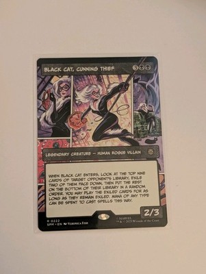 Black Cat, Cunning Thief (Borderless) Marvel's Spider-Man Regular