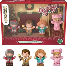 Little People Collector a Christmas Story Special Edition Figure Set w/ Display
