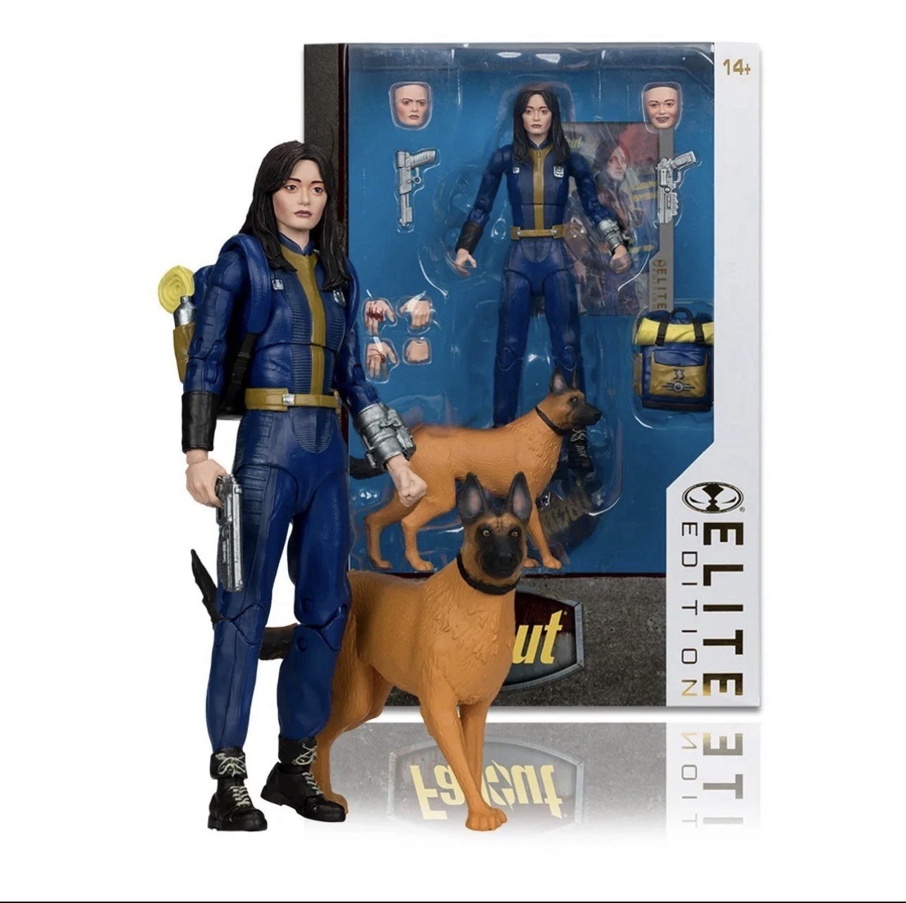 Figurine Lucy Fallout TV McFarlane Cadeau Idéal pour Anniversaire de Fan Geek 18cm