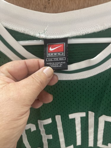 Nike Retro NBA PAUL PIERCE Boston Celtics Jersey Green Size 2XL-Tall Elite - Picture 3 of 16