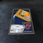 Vintage lighthouse washing powder metal porcelain sign