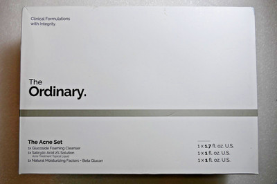The Ordinary The Acne Set Glucoside Foaming Cleanser Salicylic Acid 3 Pieces