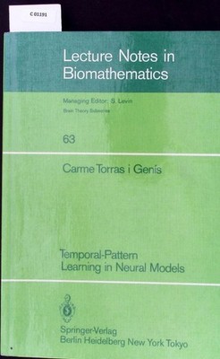 Temporal-Pattern: Learning in Neural Models. Torras, Carme:
