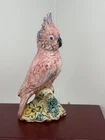 Vintage Stangl Pottery Cockatoo Bird Figurine 6.5 in