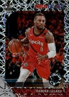 2019 Panini Hoops Premium Stock Basketball Silver Laser Damian Lillard #157 PSA 9