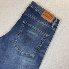 Lucky Brand 412 Athletic Slim Mens Jeans Blue Denim 36x30 Medium Wash
