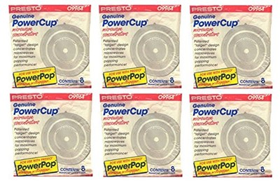 Presto 09964 Microwave Power Pop Powercup Popcorn Concentrator Cup - 48 Pack