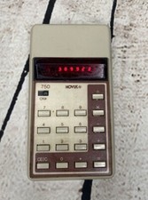 Vintage 1970 s Brown LED Calculator - Novus 750 National Semiconductor WORKS