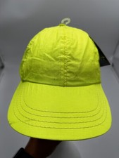 Bright Neon Yellow/Green Baseball Hat Hunting Supplex New With Tags One Size Adj