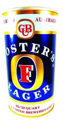 can Foster's Lager empty 25 oz.  Melbourne, Australia 1970'sCombined shipping