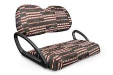 Golf Cart Seat Covers for Club Car Precedent in Black Aztec