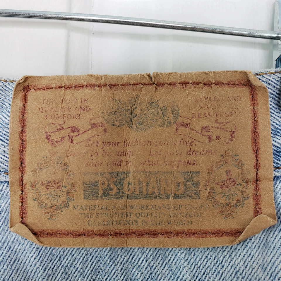 Pantalones de mezclilla vintage Gitano cintura alta holgados patinadora cónicos mamá 36x28 22w Foto 4 de 4