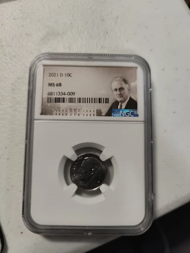 2021-D NGC MS 68 FT (Full Torch) Roosevelt Dime Early Releases-Price Guide $70