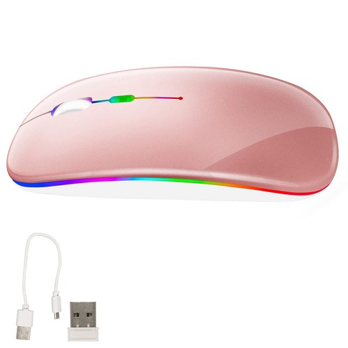 Dual Mode 2.4G Wireless Bluetooth Optical Mouse Rechargeable for Laptop PC Mac - Picture 4 of 13